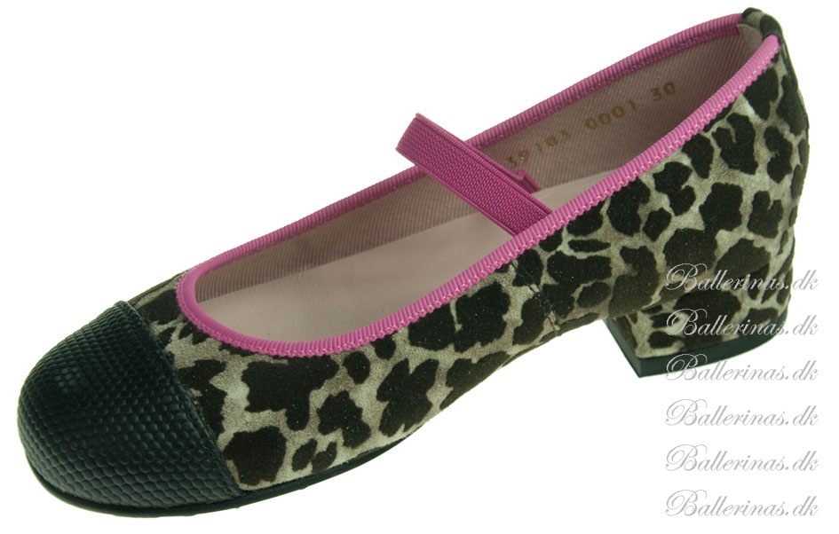 Pretty Ballerina Schuhe Leopard / Pink blinkendeschuhe.de
