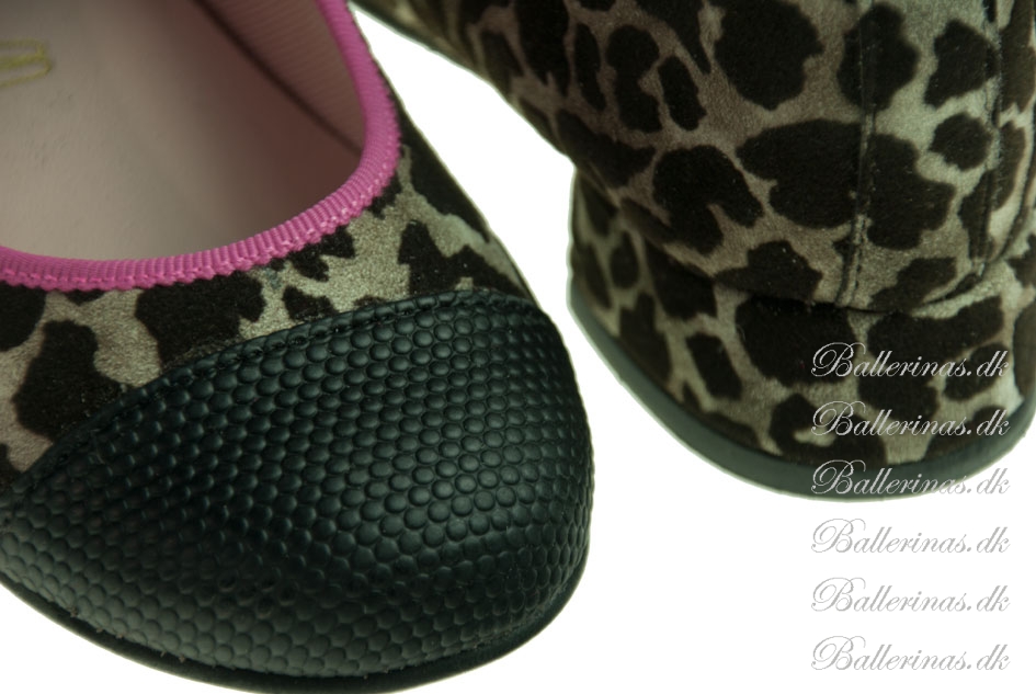 Pretty Ballerina Schuhe Leopard / Pink blinkendeschuhe.de