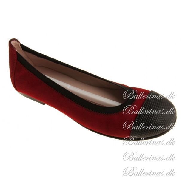 Ballerina Pretty no RødSvart Sko Ballerinas Blinkesko 0wm8vNnO